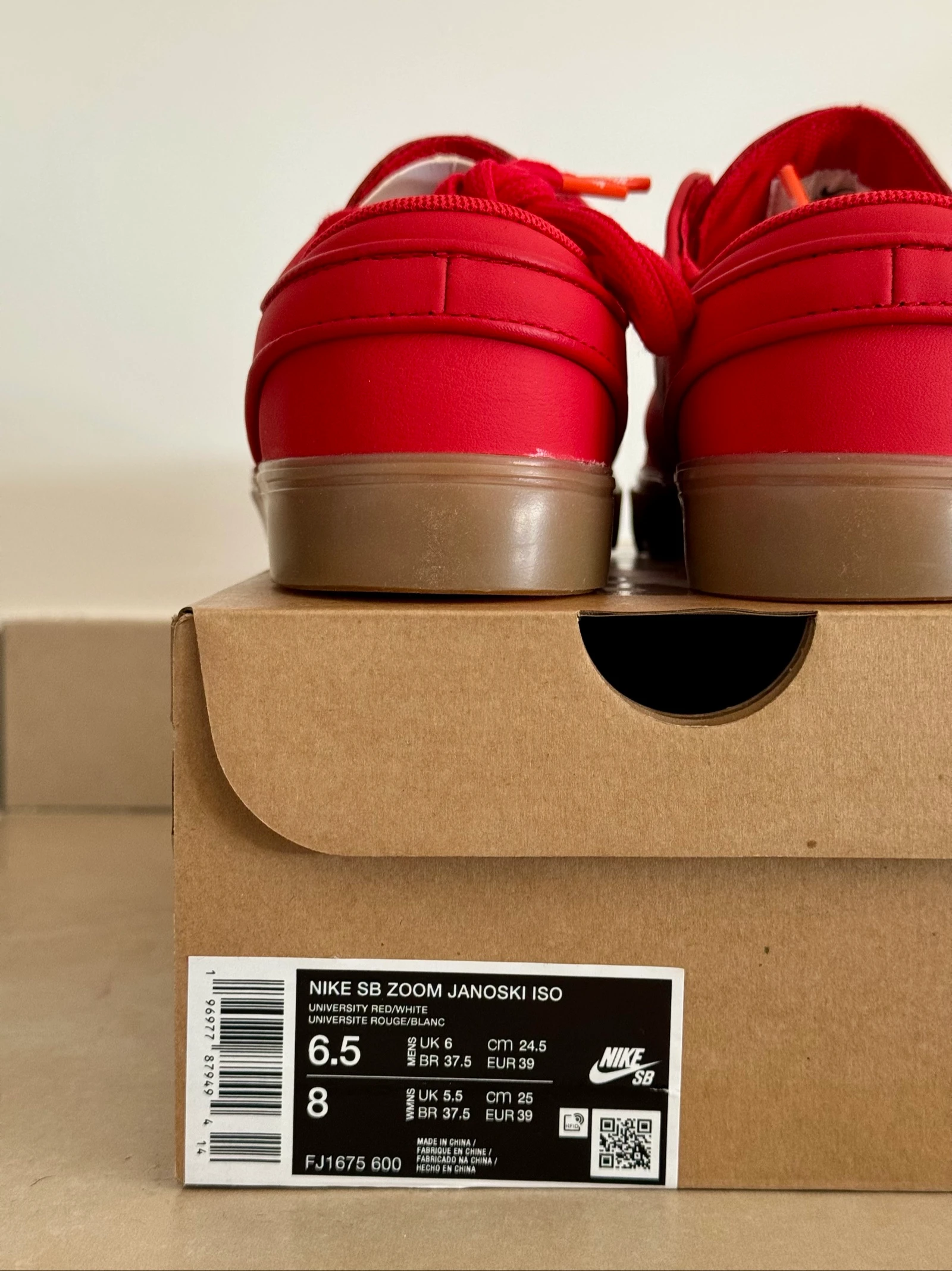Nike SB Zoom Janoski OG+ ISO rode authentieke sneakers maat 39 – photo 7